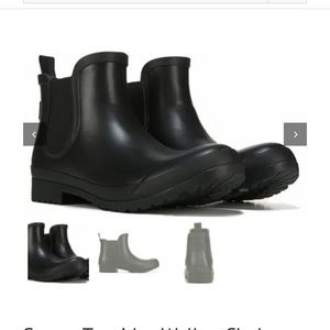 Sperry Topsider-Walker Chelsea Rain Bootie-Black (Womens)